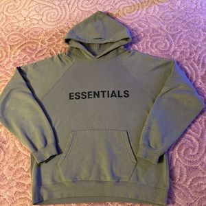 Gray essentials hoodie